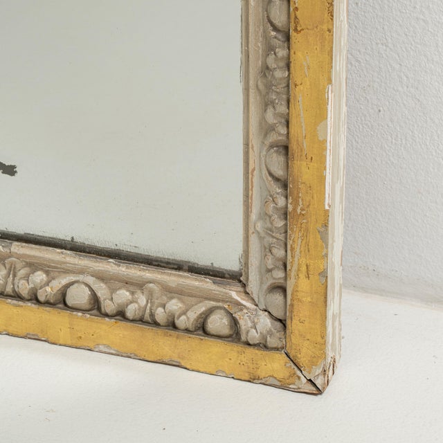French 19th Century France Louis XVI Gold Wood Full-length & Floor Mirrors For Sale - Image 3 of 7