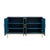 Pasargad Home Edgar Modern Sideboard, Teal/Gold For Sale In New York - Image 6 of 12