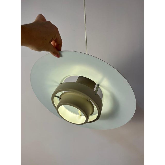Metal Falcon Pendant Lamp in Brown by Andreas Hansen for Fog & Mørup For Sale - Image 7 of 11