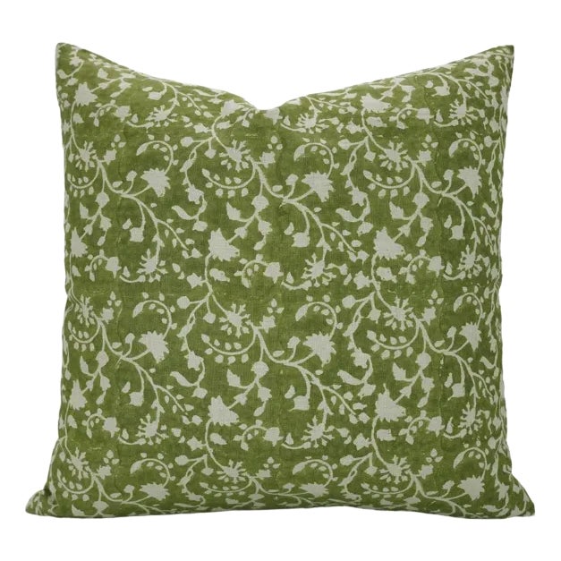 Fabdivine Linen Cushion Cover 22x22 Inch - Firoza For Sale