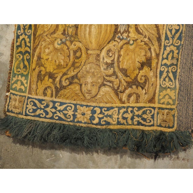 Early 18th Century Circa 1700 Silk Brussels Tapestry Fragment, the Divine Order of the Universe For Sale - Image 5 of 18