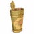 19th Century Antique Hand-Painted Wooden Container from Hotel Posta, 1880 For Sale - Image 5 of 10