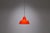 1960s Orange Enamel Pendant from Louis Poulsen, 1969 For Sale - Image 5 of 11