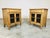 National Furniture Directoire Style Brass Mesh and Beechwood Nightstands For Sale In Philadelphia - Image 6 of 10