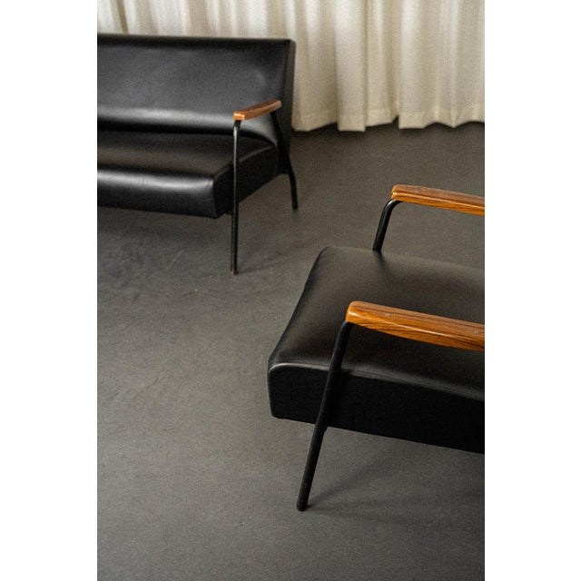 1960s Rio Lounge Set by Pierre Guariche for Meurop, 1960s, Set of 3 For Sale - Image 5 of 18