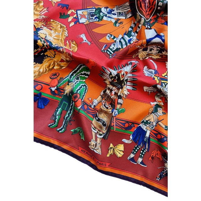 Hermès Vintage Hermès Kachina Scarf For Sale - Image 4 of 5