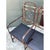 Vintage Distressed Metal and Upholstery Bench For Sale - Image 4 of 12
