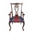 Indulge in the timeless beauty of this Pair of Chippendale Arm Chairs, distinguished by their iconic claw feet. These...