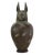 A Pair of Exquisite Vintage Hand-Forged Tin Canopy Jars Duamutf (Jackal) and Kebekhsenuf (Falcon) For Sale - Image 12 of 15