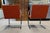 Ludwig Mies van der Rohe Pair of Knoll Brno Flat Bar Armchairs by Ludwig Mies Van Der Rohe, Original 1970s Upholstery For Sale - Image 4 of 7