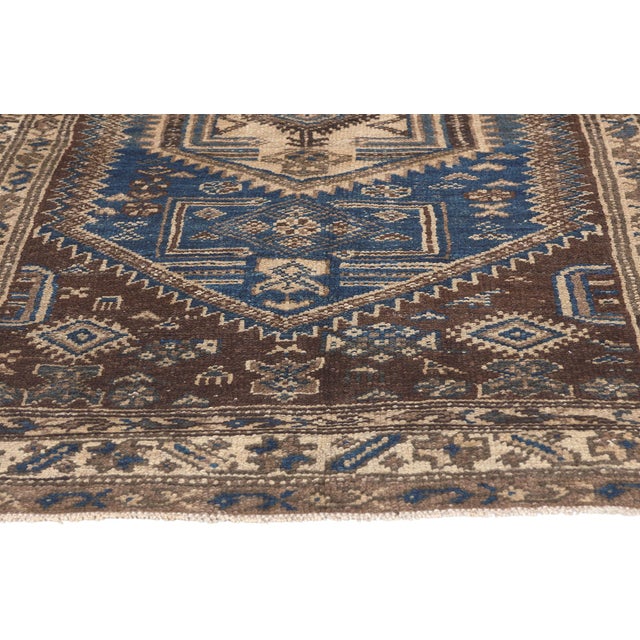 Antique Persian Malayer Rug - 03'06 X 05'06 For Sale - Image 4 of 9