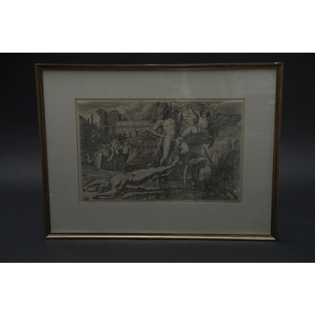 Arnold Van Westerhout after Pietro Testa, Achilles Drags Hector's Body Around the Walls of Troy, 1648, Etching For Sale - Image 11 of 17
