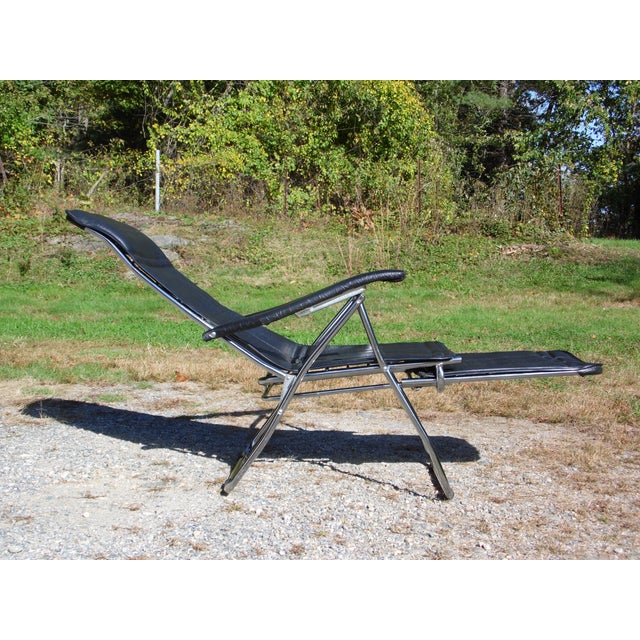 Vintage Mid Century Modern Maule Marga Reclining Airstream Camper Chair W/ Foot Rest Chairish