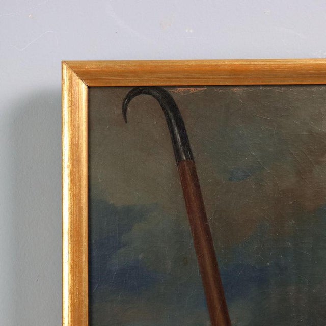 Domenico Pesenti, Portrait, Oil on Canvas, 19th Century For Sale - Image 9 of 12