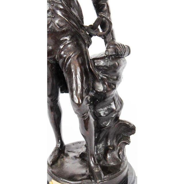 Vintage Bronze Sculpture of Nelson, 20th Century For Sale - Image 4 of 15