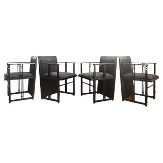 Galaxy Chairs by Umberto Asnago for Giorgetti, Set of 4 For Sale