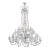 Grand 36 Arms Multi‑Tier Crystal Chandelier For Sale