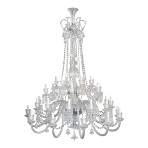 Grand 36 Arms Multi‑Tier Crystal Chandelier