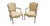Louis XV Style Cabriolet Armchairs with Patina Finish, 1949, Set of 2 For Sale - Image 6 of 6