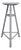 Tripod Sculptor's Stand in Grey Painted Wood with Rotating Top For Sale