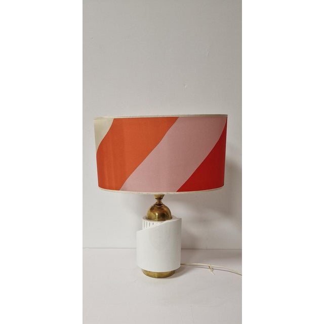 Porcelain Table Lamp by F. Palmieri, 1980s For Sale - Image 17 of 17