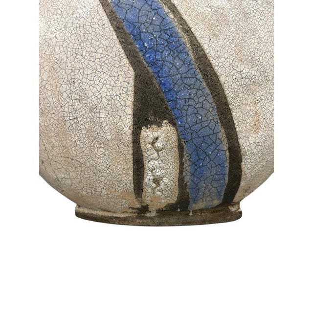 British Studio Pottery Raku Vessel, 1980s For Sale - Image 6 of 10
