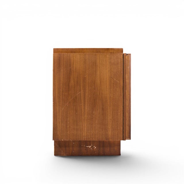 Tobago Brutalist Mid Century Walnut Lowboy Dresser For Sale - Image 4 of 9