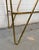 Mid 20th Century Post Modern Italian Brass & Glass Hairpin Etagere For Sale In New York - Image 6 of 10