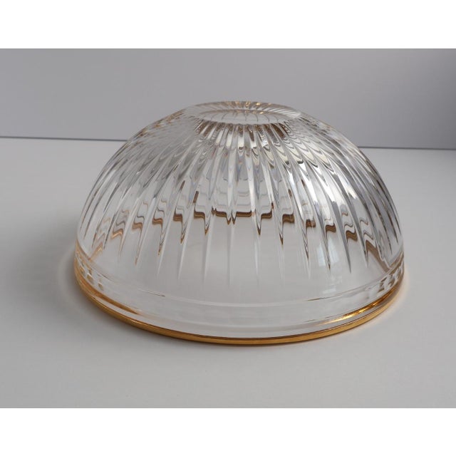 Marquis by Waterford Cut Crystal Bowl With Gilt Rim, 8" Diameter For Sale In Philadelphia - Image 6 of 9