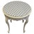 Decorative round side table from the Rococo Revival period, dating to around 1870. The table features elegantly carved...