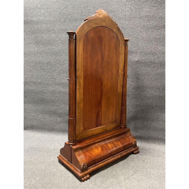 Mahogany Full Size Floor Mirror For Sale - Image 9 of 10