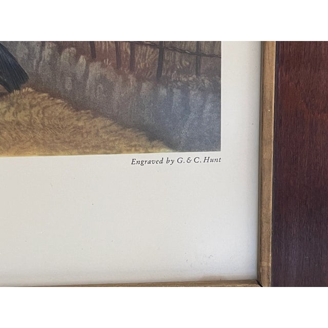 Wood Antique 1800s "Vale of Aylesbury Steeplechase" Plate III f.c. Turner Print Engraving Framed Equestrian British Hunt For Sale - Image 7 of 11