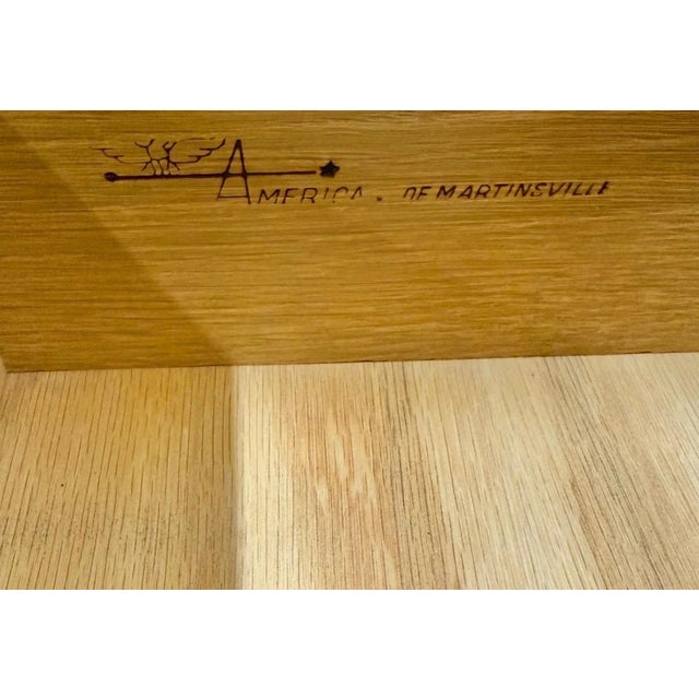 Vintage American of Martinsville Navy Blue Marble Top Nightstands - Set of 2 For Sale - Image 10 of 10