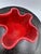 1990s Vintage MCM MURANO-style Hand-Blown Glass Ruffled Swirl Handkerchief Vase For Sale - Image 5 of 5