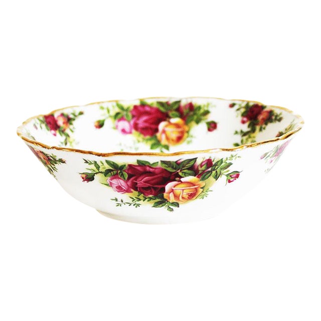 Royal Albert Old Country Roses All Purpose Bowl - Made in England For Sale