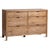 Solid mango wood six-drawer dresser with softened edges, seamless joinery, and integrated pull details. The warm natural...
