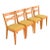 Heywood Wakefield Mid-Century Modern Solid Maple Dining Chairs, Set of Four For Sale