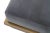 This mid-century modern bench has a unique and plush design. Upholstered with a lush dark gray velvet over a high-density...