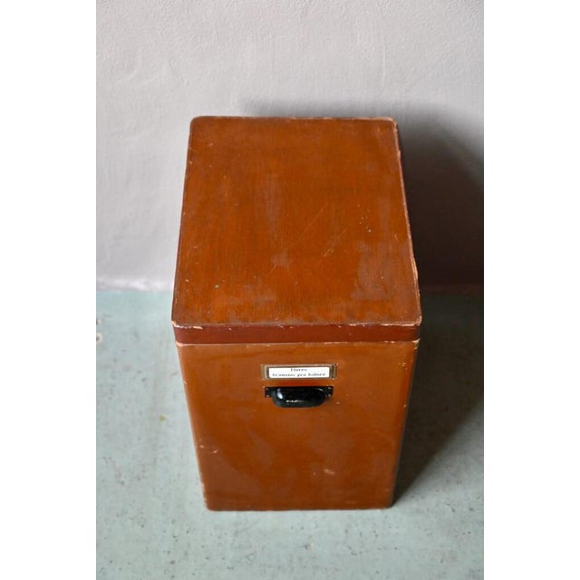 Large Industrial Herbalist Cardboard Box For Sale - Image 11 of 16