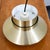 1960s Mid 20th Century Danish Modern Pendant Lamp Light Tiered Brass Fixture Denmark For Sale - Image 5 of 9