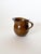 Mid-Century Modern Vintage Brown Splatter Enamelware Creamer Pitcher For Sale - Image 3 of 6