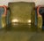 Kittinger Green Leather Chippendale Style Gainsborough Chair For Sale - Image 9 of 10