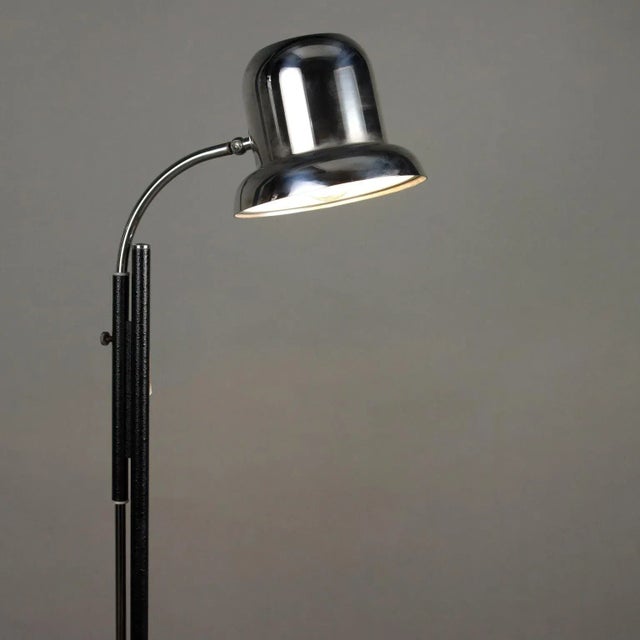 Vintage Floor Lamp in Aluminium, Italy, 1960s For Sale - Image 3 of 8