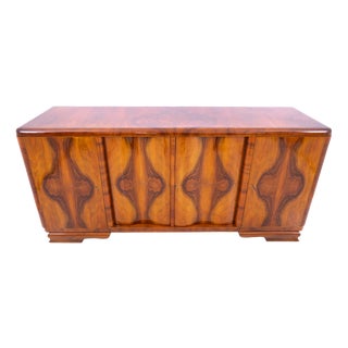 Art Deco Polish Sideboard, 1940s For Sale