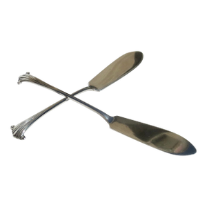 Pair of Sterling Silver Spreaders London 1895-a Pair of 2