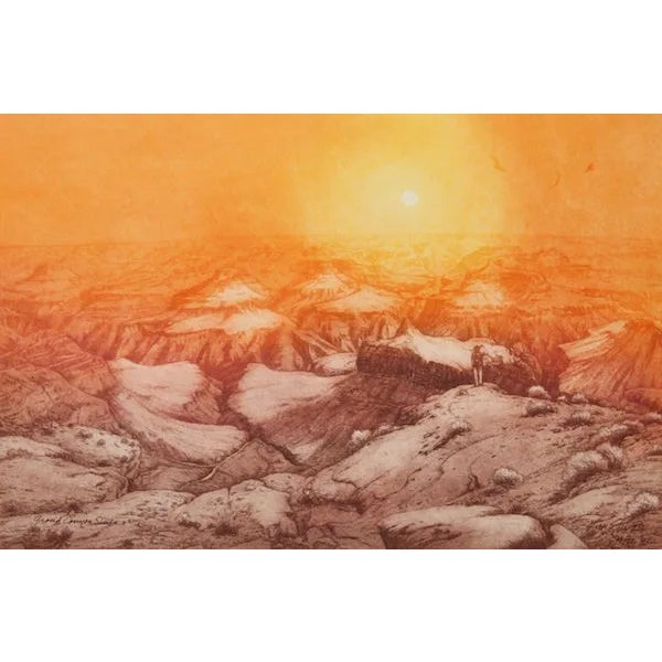 Roy Purcell, "Grand Canyon Ii," Etching For Sale
