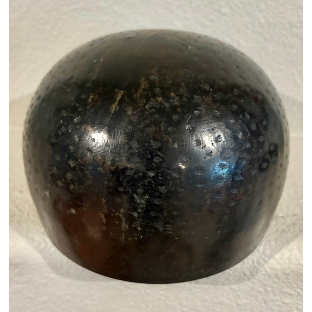 Mid 19th Century 19th Century Japanese Bronze Singing Bowl, 5” High X 6” Diameter For Sale - Image 5 of 5