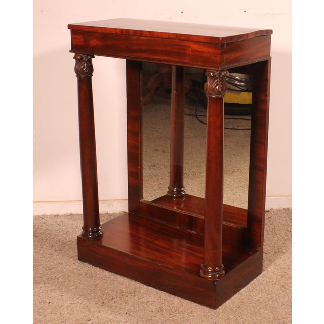 Regency Mahogany Console Table, 1820s For Sale - Image 11 of 12