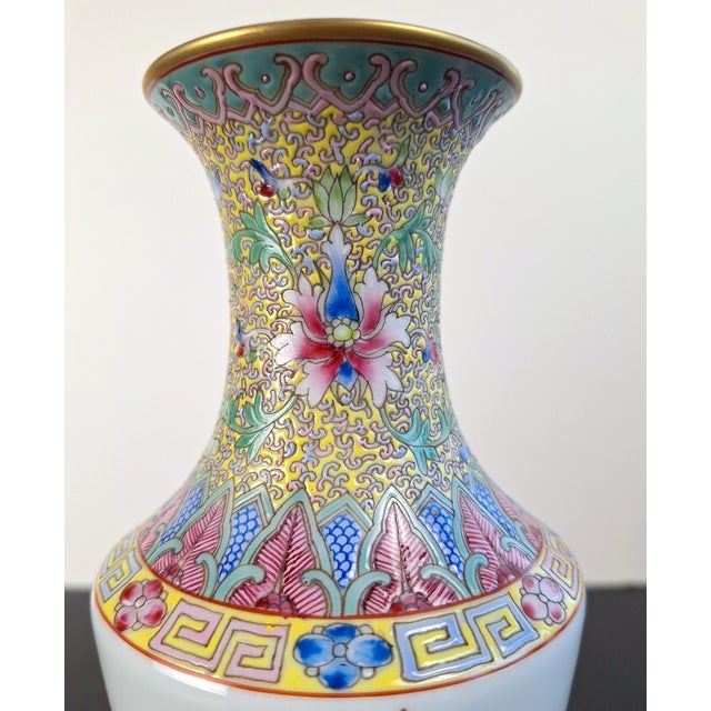 Chinese Porcelain Landscape Fengweizun For Sale In Portland, OR - Image 6 of 11