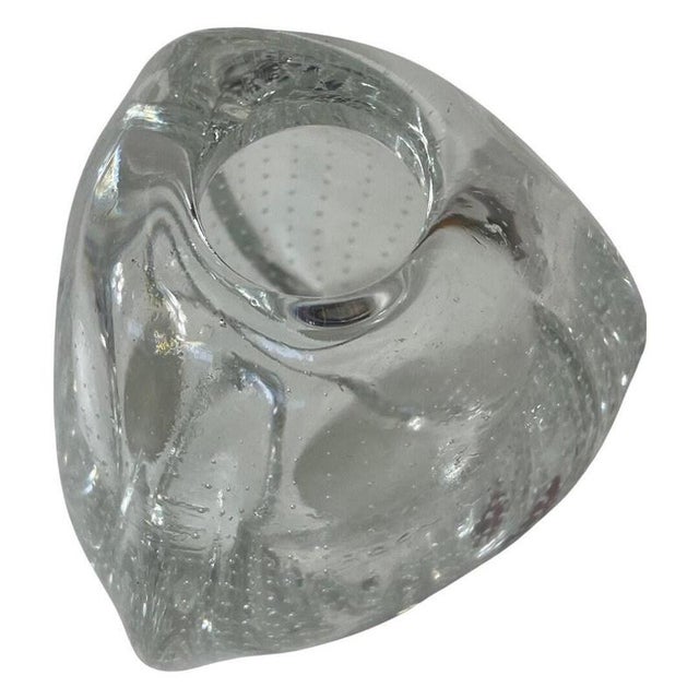 Large Beukennootje Vase with Encapsulated Bubbles by Floris Meydam for Glasunie Leerdam For Sale - Image 5 of 11